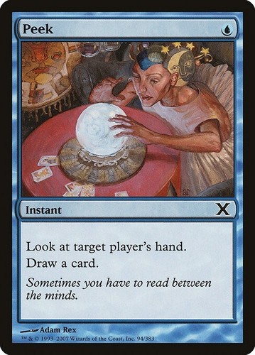Peek mtg tenth edition - 1x,